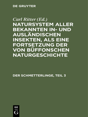cover image of Der Schmetterlinge, Teil 3